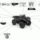 Outlander 650 EFI - XT - International Наклейки кузова