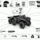 Outlander T 6X6 - 650 EFI - XU+ - T Regulation Наклейки кузова