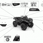 Outlander 1000R EFI - XT - International Наклейки кузова