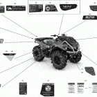 Outlander 570 EFI - XMR - North America Наклейки кузова
