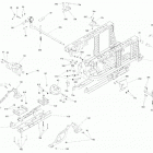 Outlander T 6X6 - 1000 EFI - XU+ - T Regulation 06- frame - system - rear part