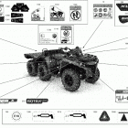 Outlander T 6X6 - 1000 EFI - XU+ - T Regulation Наклейки кузова