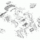 Outlander T 6X6 - 1000 EFI - XU+ - T Regulation 07- body - front section