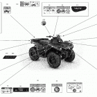 Outlander T MAX 650 EFI - XT_XTP_XU+ - T Regulation 07- body - decals - xtp