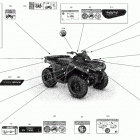 Outlander T MAX 650 EFI - XT_XTP_XU+ - T Regulation 07- body - decals - xu+