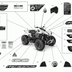 Renegade 850 EFI - STD_XXC - North America Наклейки кузова