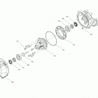 Outlander 570 EFI - XU - International 04- drive - front section - differential parts - 7035009...