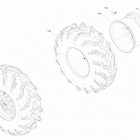 Outlander 570 EFI - XU - International 04- drive - rear section - wheels - xu