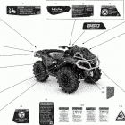 Outlander 850 EFI - XMR - North America Наклейки кузова
