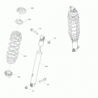Outlander T MAX 450 EFI - DPS - T Regulation 05- suspension - shocks - rear section - dps