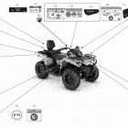 Outlander T MAX 450 EFI - DPS - T Regulation 07- body - decals  - dps