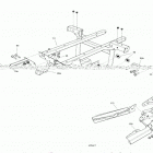 Outlander T MAX 6X6 - 450 EFI - XU+ - T Regulation 06- frame - system - rear part