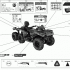 Outlander T MAX 6X6 - 450 EFI - XU+ - T Regulation Наклейки кузова