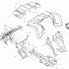 Outlander T MAX 6X6 - 450 EFI - XU+ - T Regulation 07- body - front section