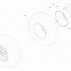Outlander MAX 570 EFI - STD_DPS_XT - North America 04- drive - rear section - wheels - std - dps