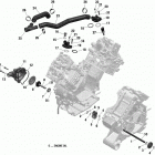 Outlander T MAX 1000 EFI - XTP - T Regulation rotax - охлаждение двигателя