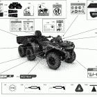 Outlander T MAX 6X6 - 1000 EFI - XU+ - T Regulation Наклейки кузова