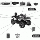 Outlander MAX 850 EFI - XT_XTP_North Edition - North America 07- body - decals - north edition