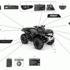 Outlander MAX 850 EFI - XT_XTP_North Edition - North America 07- body - decals - xt