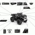Outlander MAX 1000R EFI - XT_XTP_LTD - North America 07- body - decals - ltd