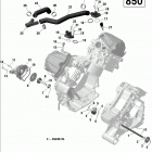 Outlander 850 EFI - XMR - NEO YELLOW - North America 01- rotax - engine cooling - 850 efi