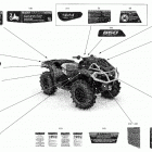 Outlander 850 EFI - XMR - NEO YELLOW - North America Наклейки кузова