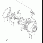 LT125 1985-1987 ПУСКОВОЙ МЕХАНИЗМ