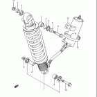 LT250R Quad Racer 1985-1992 Rear shock absorber (model h / j / k / l)