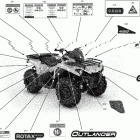 Outlander 450 EFI - International - European Communities 09- decals - pro