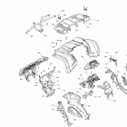 Outlander 450 EFI - North America 09- body - front section - mossy oak edition