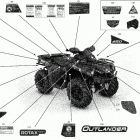 Outlander 450 EFI - North America 09- decals - mossy oak edition