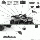 Outlander 450 EFI - North America 09- decals - std - dps
