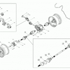 Outlander 650 EFI - PRO - International - European Communities 08- rear drive - common parts