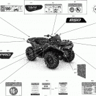 Outlander 650 EFI - PRO - International - European Communities 09- decals - pro
