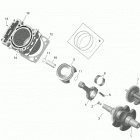 Outlander MAX 6X6 - 450 EFI - North America 01- engine - cylinder - 450