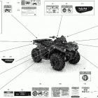 Outlander T 450 EFI - T Regulation 09- decals - pro