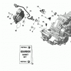 Outlander T 650 EFI - T Regulation 05- gear box and components 420686216 - xt package