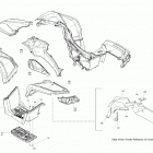 Outlander T 650 EFI - T Regulation 09- body - fenders and lateral panels - pro+ - timeless ...