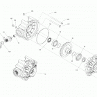 Outlander T 6X6 - 450 EFI - T Regulation 08- rear drive - final drive unit