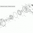 001 - Renegade T 650 EFI - T Regulation 07- front drive - differential parts