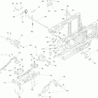 Outlander T 6X6 - 650 EFI - T Regulation 09- frame - rear part