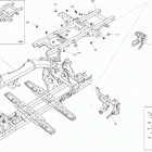 Outlander MAX 6X6 - 1000 EFI - North America 09- frame - front section