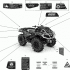 Outlander 850 EFI - XMR - North America 09- decals - xmr