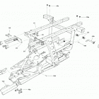 Outlander T MAX 6X6 - 450 EFI - T Regulation 09- frame - rear part