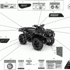 Outlander 1000R EFI - XT - International 09- decals - xt