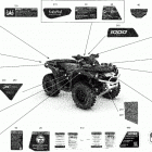 Outlander 1000R EFI - XT_XTP_XXC - North America 09- decals - xxc