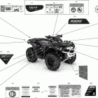 Outlander 1000R EFI - XXC - International 09- decals - xxc