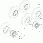 Outlander T MAX 6X6 - 1000 EFI - T Regulation 07- wheels and tires - pro+