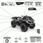 Outlander 1000R EFI - XMR - International - European Communities 09- decals - xmr