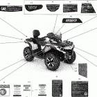 Outlander MAX 650 EFI - North America 09- decals - dps